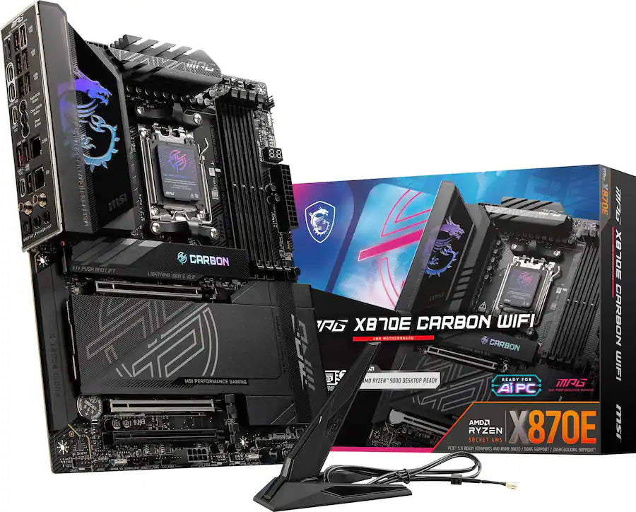 MSI MPG X870E Carbon WiFi AM5 ATX Motherboard
