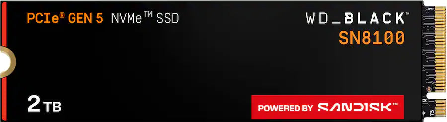 WD_BLACK SN8100 2TB PCIe 5.0 NVMe M.2 SSD