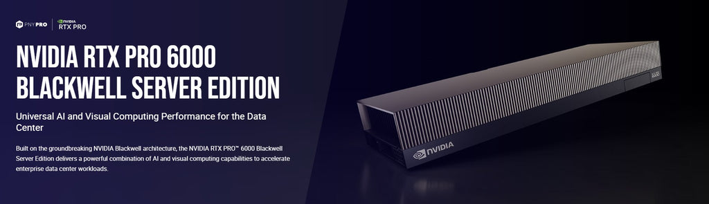 NVIDIA RTX Pro 6000 Blackwell Server Edition 96GB GDDR7 24064 CUDA Cores PCI Express 5.0 x16 600W - Blackwell WorkstationGraphics Card 900-2G153-0000-000 BULK (OEM)